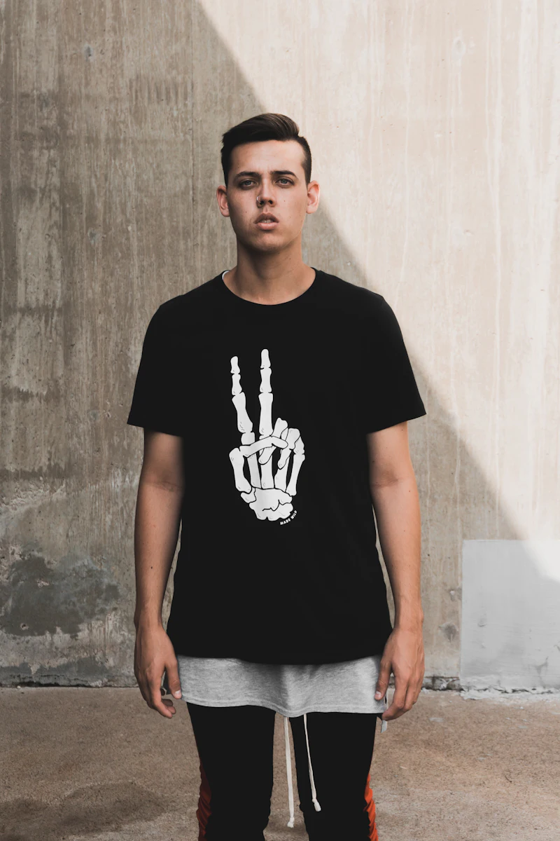 Custom printed graphic tee