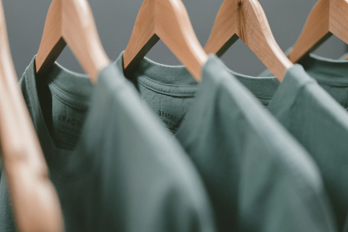Custom tees on hangers